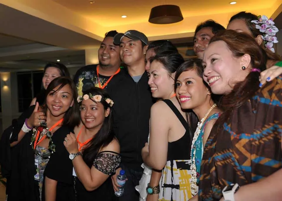 MyOutDesk virtual professionals and their families at a company gathering